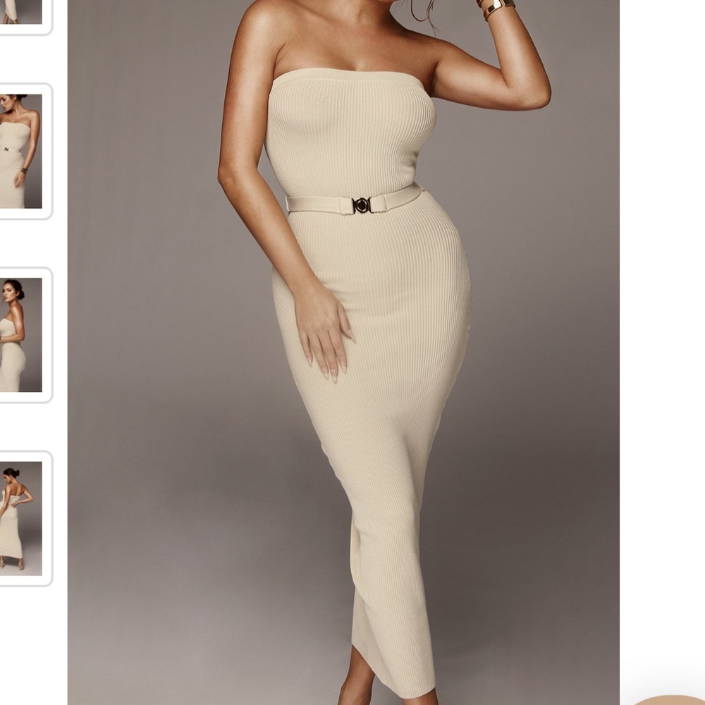 Ivory tube dress